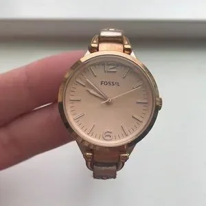 Fossil | Accessories | Fossil Georgia Rose Gold Watch | Poshmark
